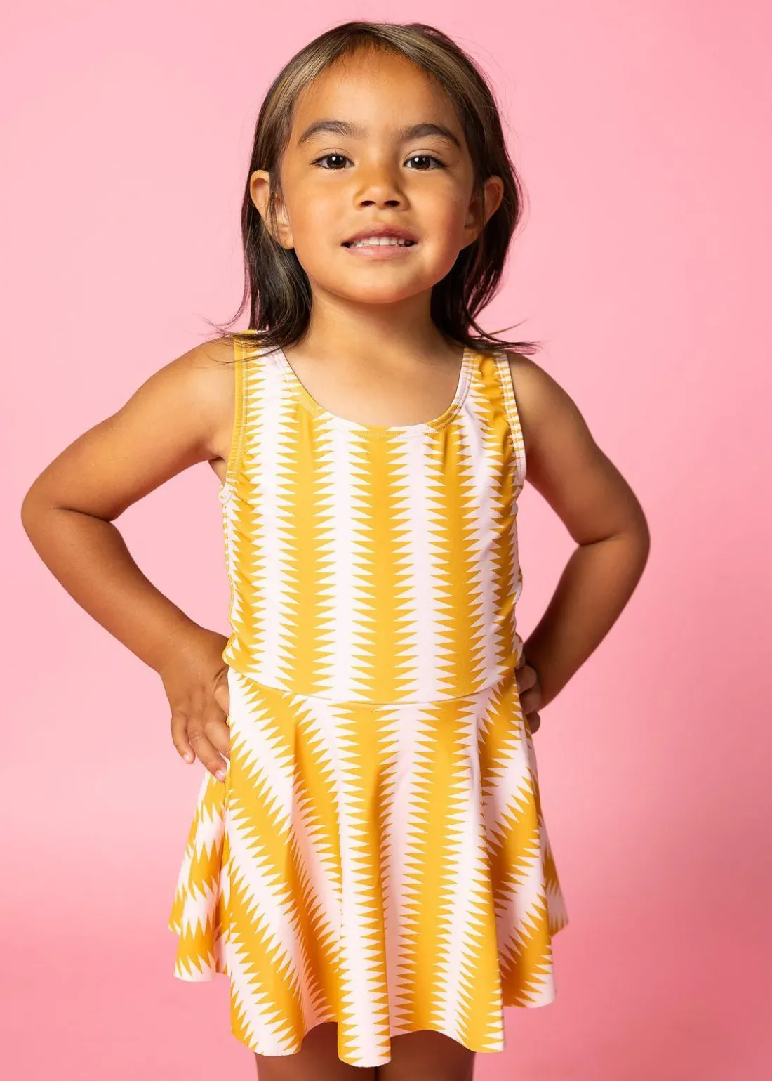 Kortni Jeane Vintage Triangles | Mini Skirted One-Piece VintageTriangles Outlet