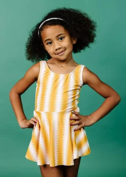 Kortni Jeane Vintage Triangles | Mini Skirted One-Piece VintageTriangles Outlet