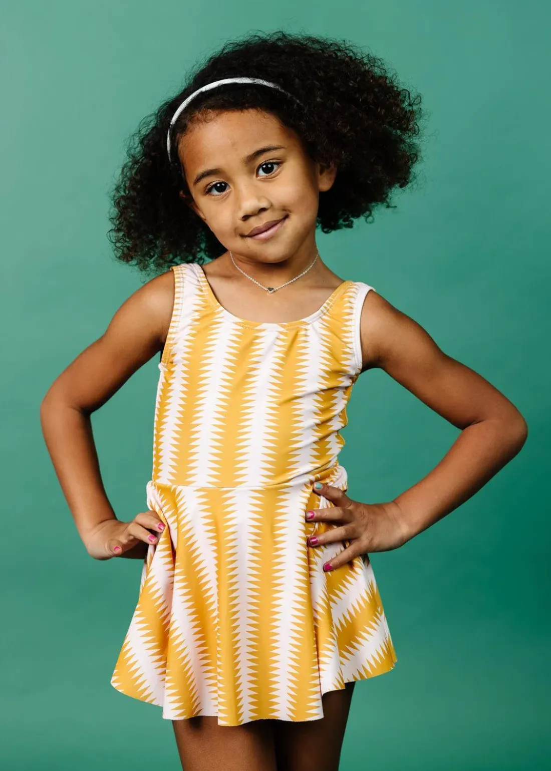 Kortni Jeane Vintage Triangles | Mini Skirted One-Piece VintageTriangles Outlet