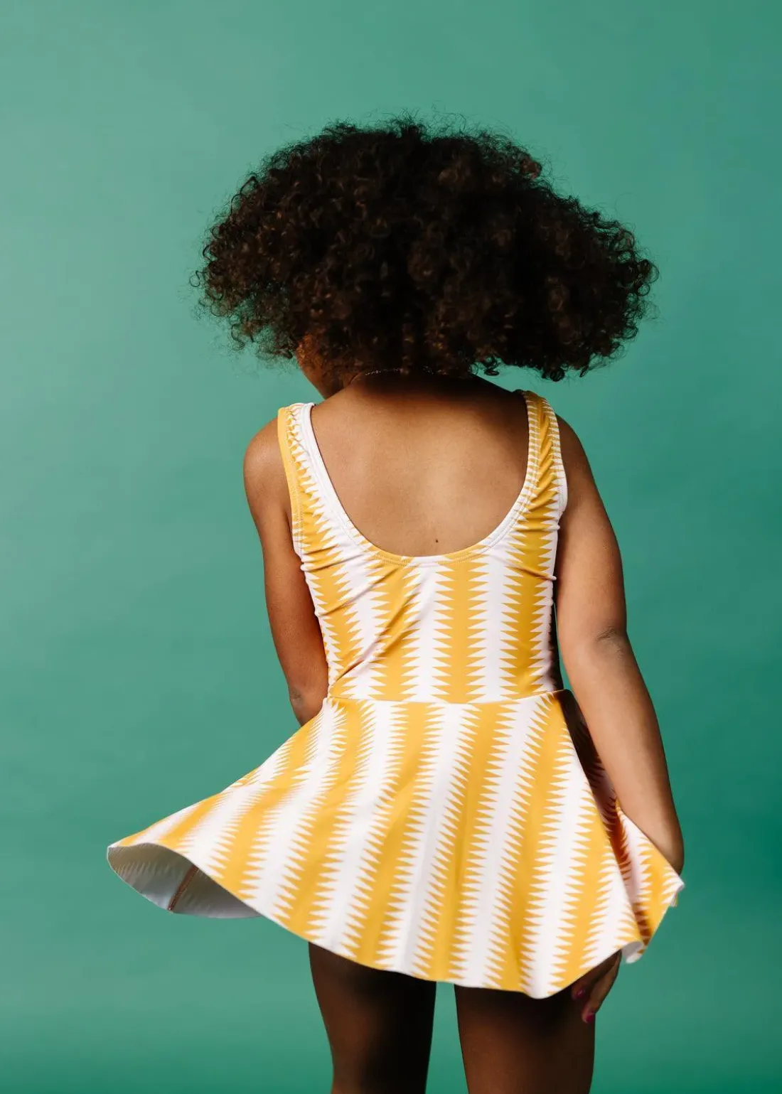 Kortni Jeane Vintage Triangles | Mini Skirted One-Piece VintageTriangles Outlet