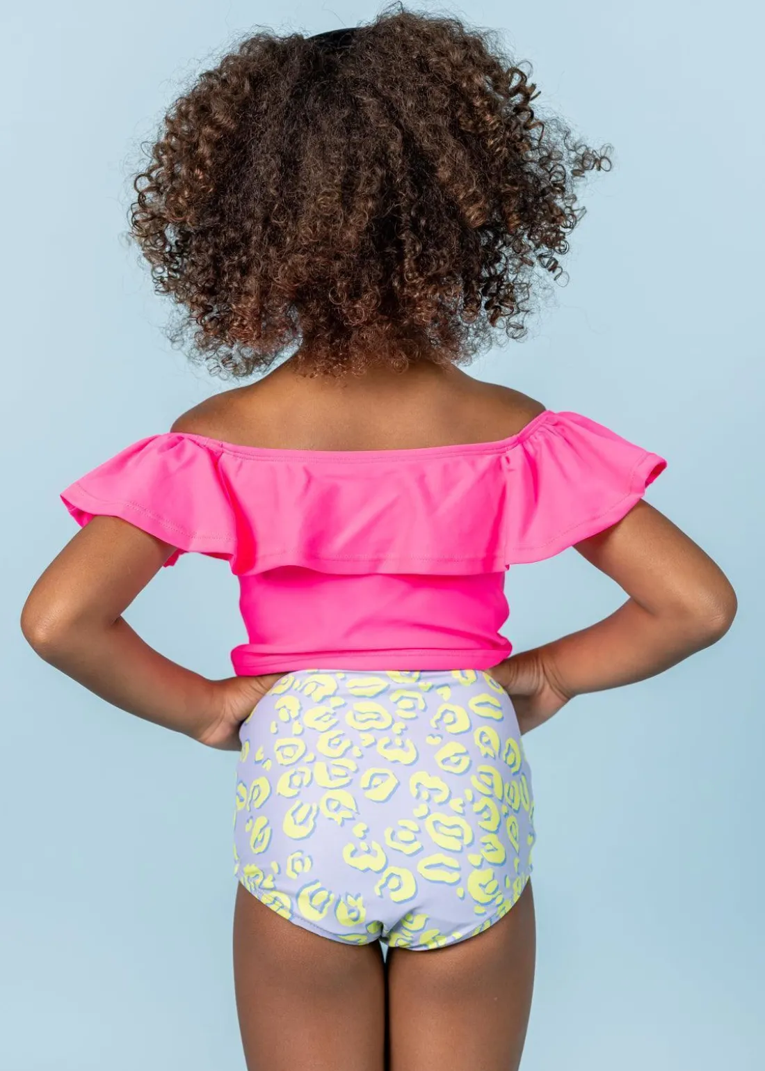 Kortni Jeane Vivid Cheetah | Mini High-Waisted Bottoms VividCheetah New