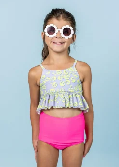 Kortni Jeane Vivid Cheetah | Mini Peplum Top VividCheetah Fashion