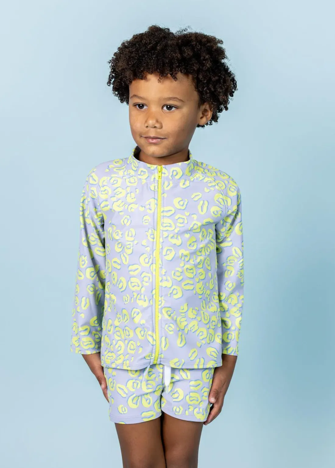 Kortni Jeane Vivid Cheetah | Mini Rashguard Top (Unisex) VividCheetah New