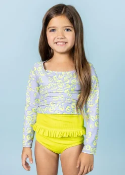 Kortni Jeane Vivid Cheetah | Mini Wrap Top Rashguard VividCheetah Best