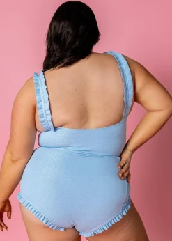 Kortni Jeane Waffled Barely Blue | All Ruffled Up Bottoms WaffledBarelyBlue Hot