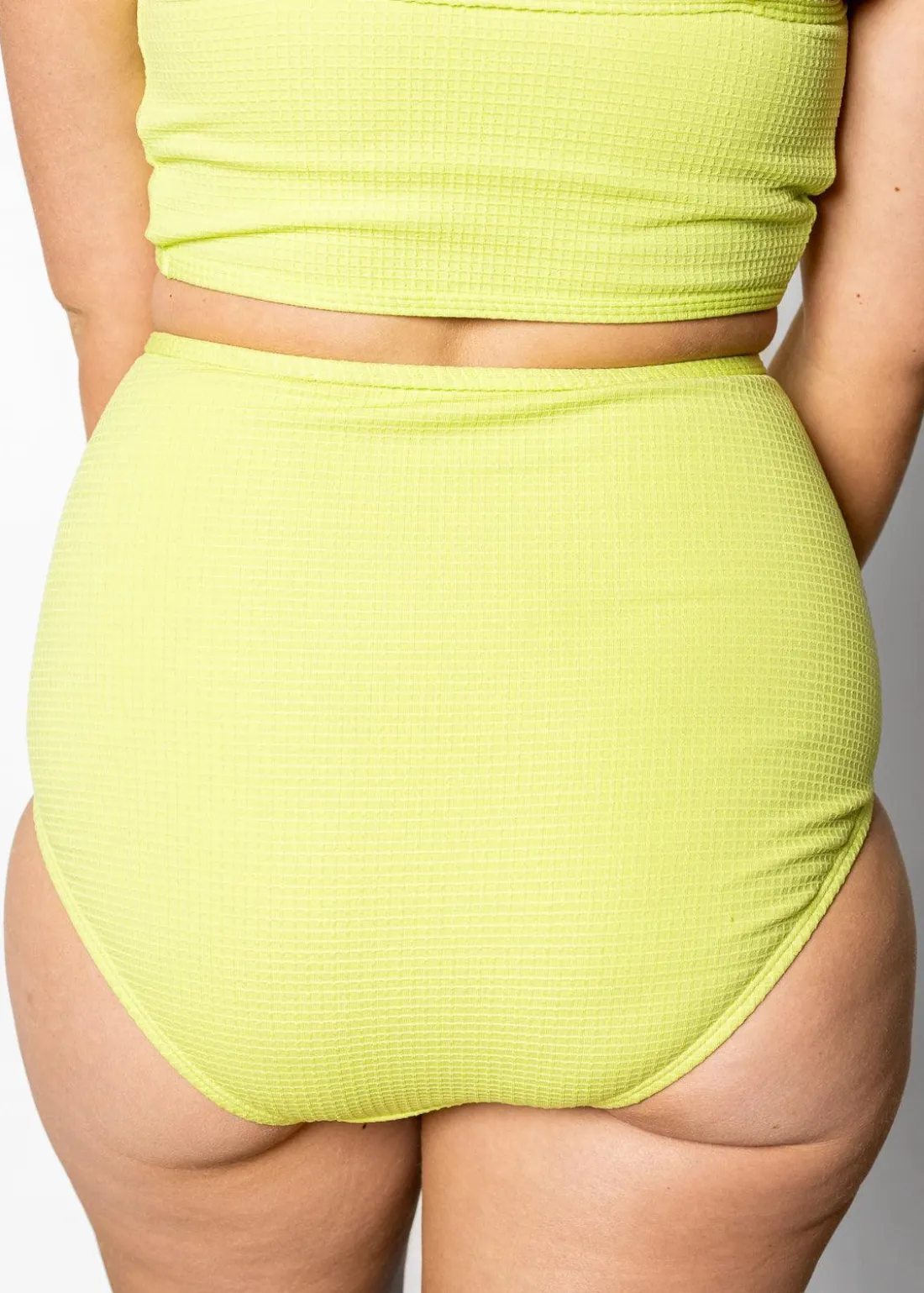 Kortni Jeane Waffled Glow Green | Bow Bottoms WaffledGlowGreen Fashion