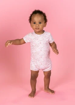Kortni Jeane Watercolor Dots | Baby Shorties Rashguard (Unisex) WatercolorDots Discount