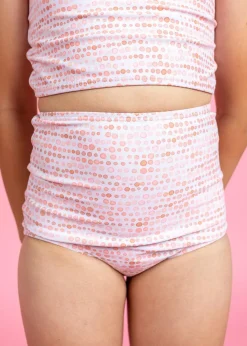 Kortni Jeane Watercolor Dots | Mini High-Waisted Bottoms WatercolorDots Sale