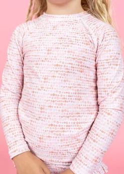 Kortni Jeane Watercolor Dots | Mini Rashguard Top (Unisex) WatercolorDots New