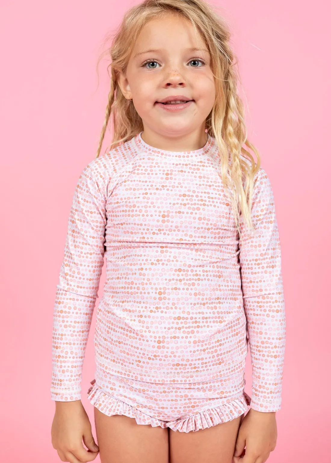 Kortni Jeane Watercolor Dots | Mini Rashguard Top (Unisex) WatercolorDots New