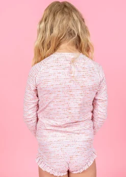 Kortni Jeane Watercolor Dots | Mini Rashguard Top (Unisex) WatercolorDots New