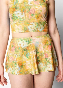 Kortni Jeane Wonderland Floral | Detached Short Skirt Online