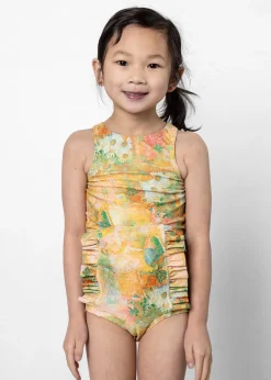 Kortni Jeane Wonderland Floral | Mini Down in Front Ruffle Bottoms WonderlandFloral Outlet