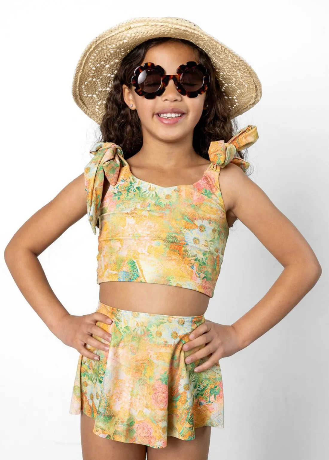 Kortni Jeane Wonderland Floral | Mini Knot Top WonderlandFloral New