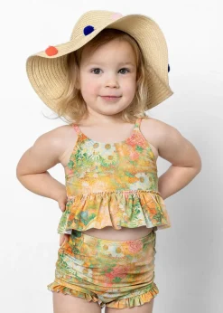 Kortni Jeane Wonderland Floral | Mini Peplum Top WonderlandFloral Best