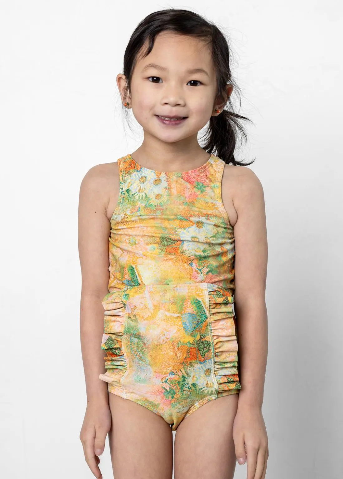Kortni Jeane Wonderland Floral | Mini Racer Back Top WonderlandFloral Discount