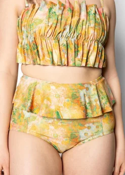 Kortni Jeane Wonderland Floral | Peplum Bottoms WonderlandFloral Discount