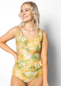 Kortni Jeane Wonderland Floral | Skirted One-Piece WonderlandFloral New