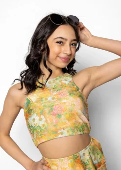 Kortni Jeane Wonderland Floral | Youth Racer Back Top WonderlandFloral Best