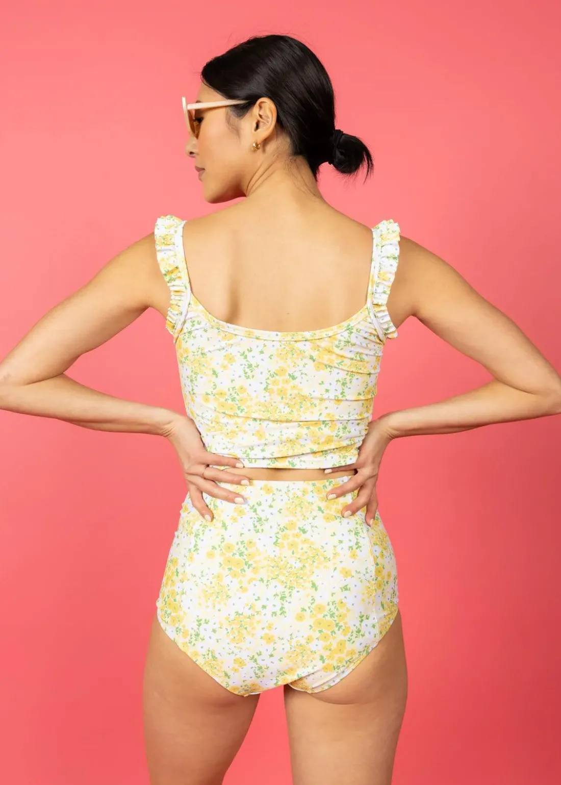 Kortni Jeane Yellow Meadow | High-Waisted Bottoms YellowMeadow Clearance