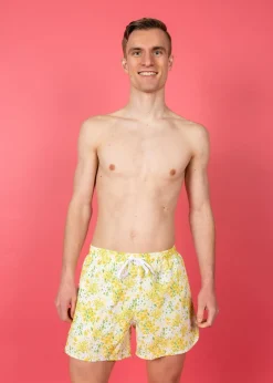Kortni Jeane Yellow Meadow | Mens Retro Shorties YellowMeadow Hot