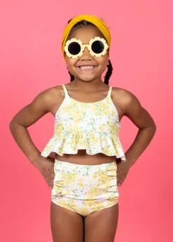 Kortni Jeane Yellow Meadow | Mini Peplum Top YellowMeadow New