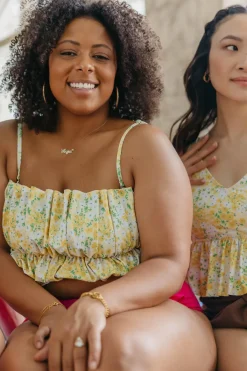 Kortni Jeane Yellow Meadow | Oversized Ruffle Top YellowMeadow Online