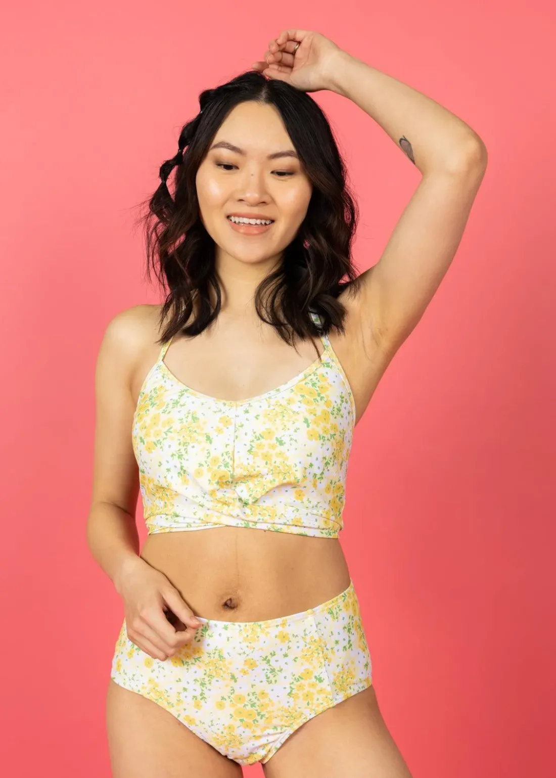 Kortni Jeane Yellow Meadow | Tied-Up Top YellowMeadow New