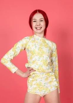 Kortni Jeane Yellow Meadow | Youth Rashguard Top (Unisex) YellowMeadow New