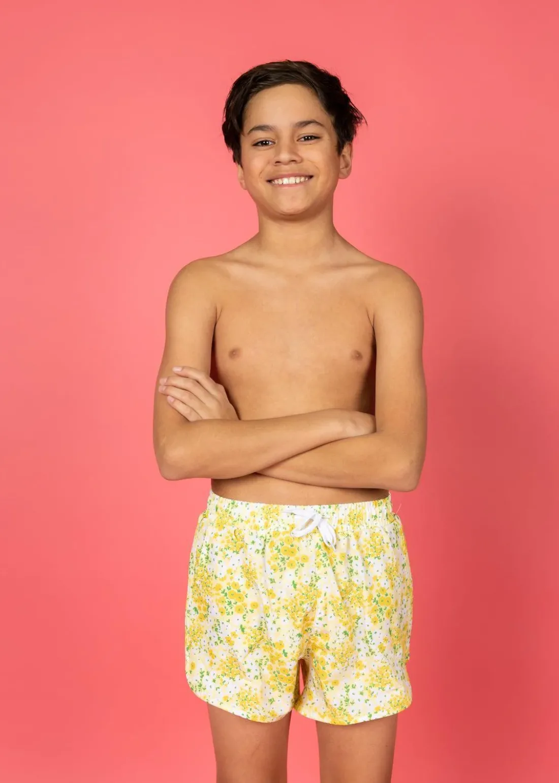 Kortni Jeane Yellow Meadow | Youth Retro Shorties YellowMeadow Online